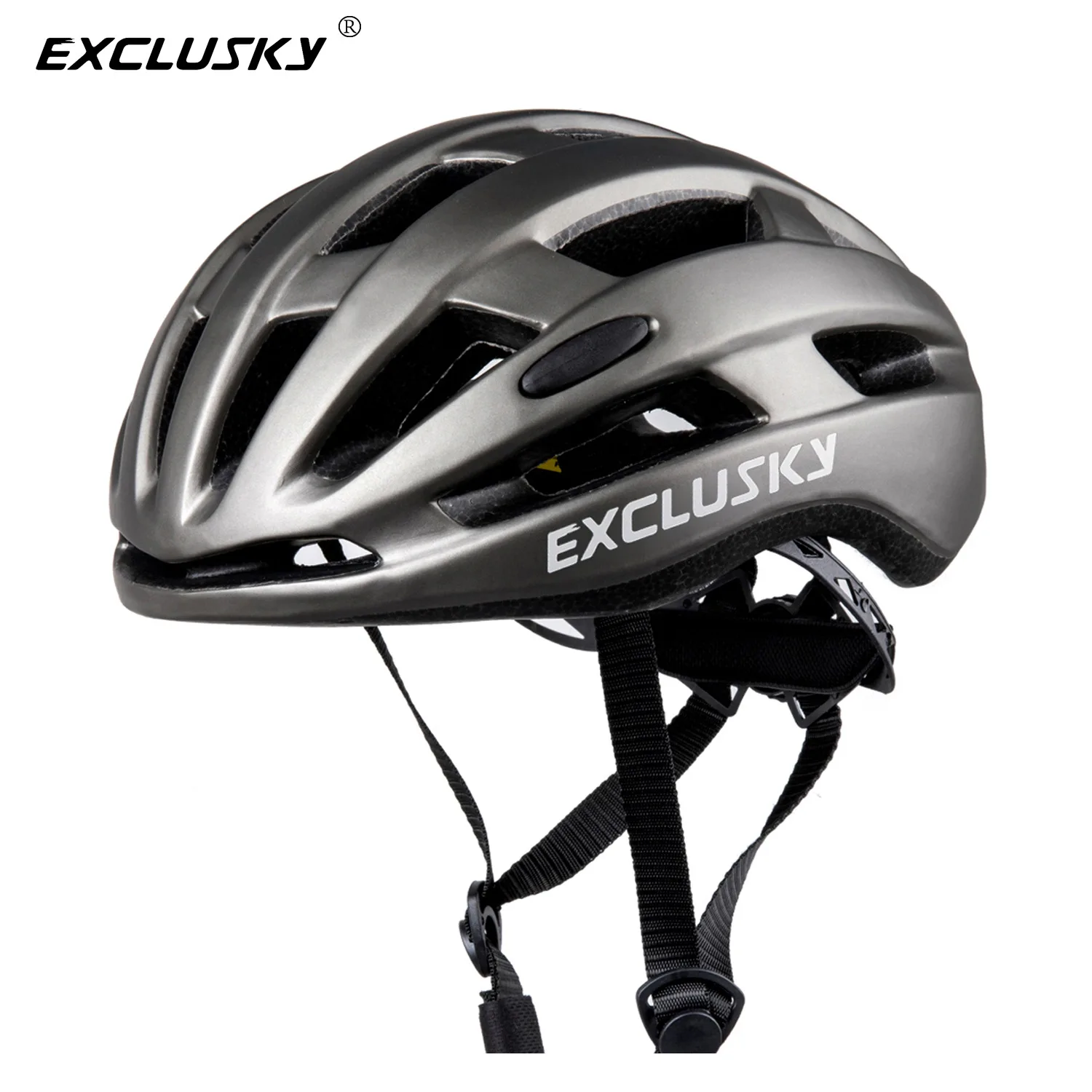 

Exclusky Ultralight Bicycle Riding Helmet Adult Road Pneumatic Helmet Safety Helmet