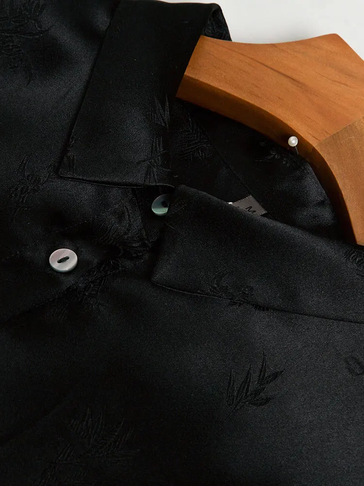 Рисунок 2 - Черная Тяжелая шелковая рубашка