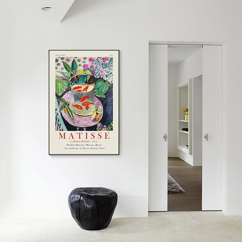 Постер с золотой рыбой Художественная печать Матисса художественный постер