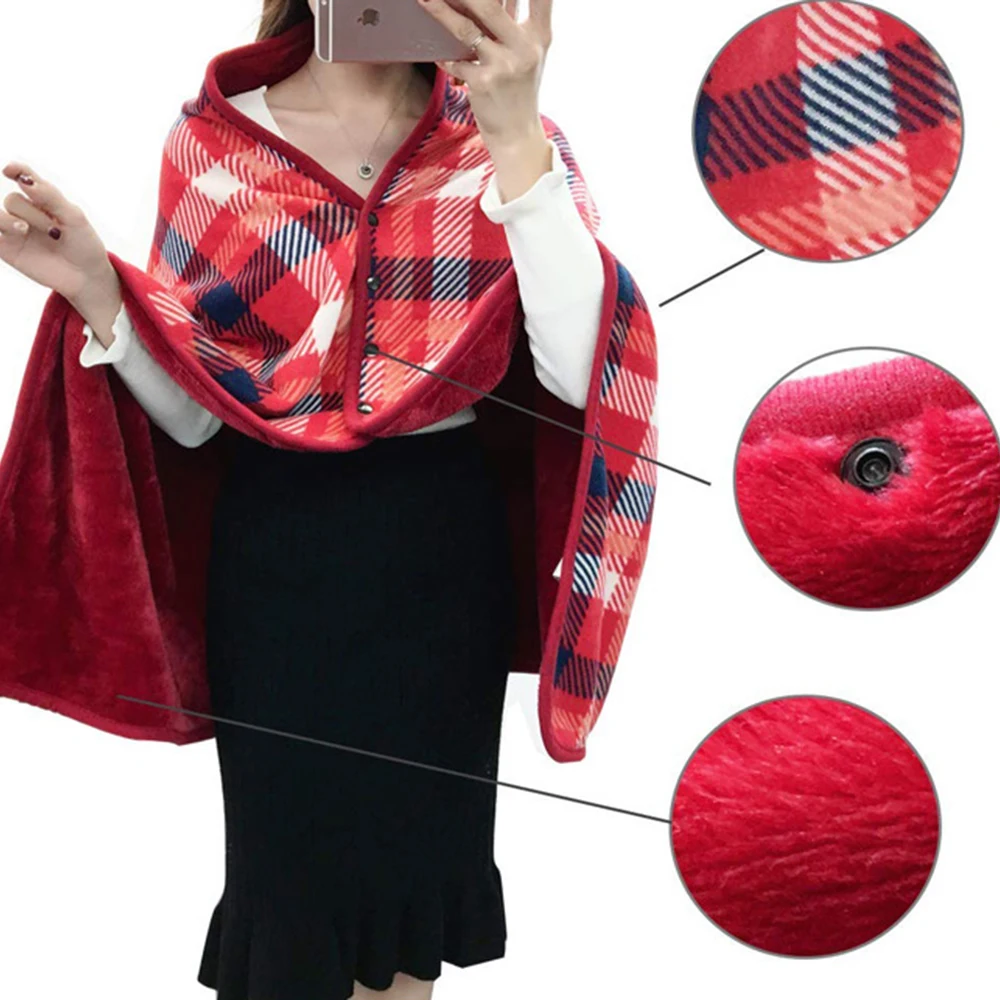 Многофункциональное фланелевое одеяло с гигроскопичным подогревом Двухслойное