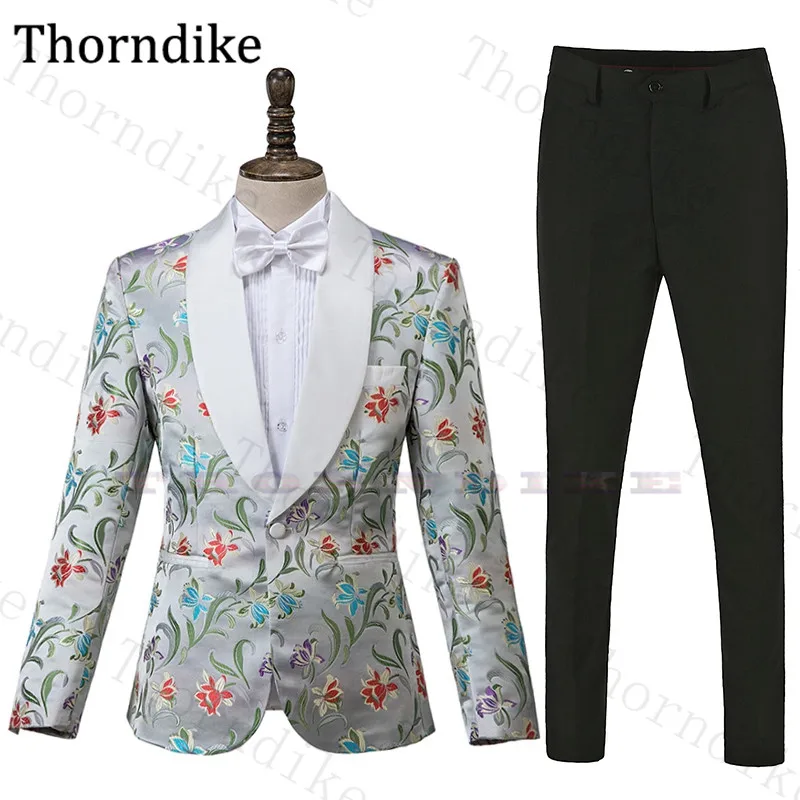 Свадебный костюм на заказ Thorndike блейзер приталенный для пляжа курения мужские