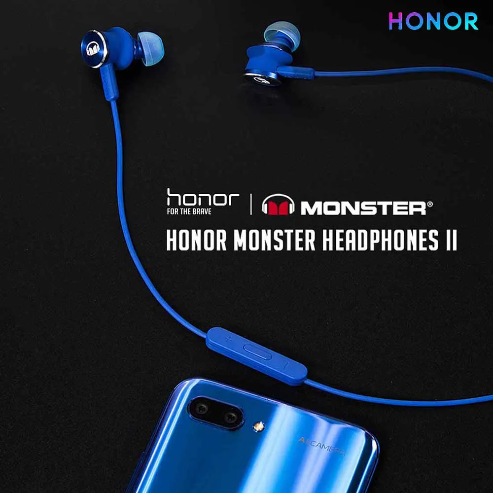 HONOR AM17 проводные наушники высокого Разрешение объем Управление не допускает
