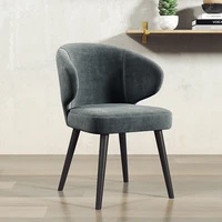 french style velvet wedding party dining chair wooden armchair restaurant furniture armrest chair