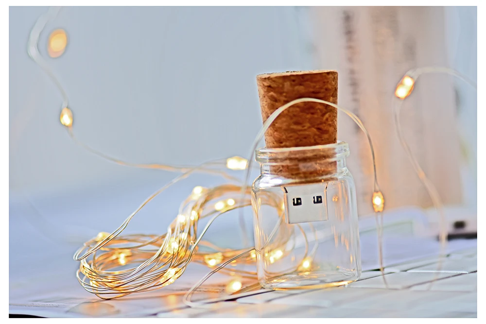 JASTER USB 3,0, новинка, плавающая бутылка, флешка, 4 ГБ, 8 ГБ, 16 ГБ, 32 ГБ, 64 ГБ, пожелание пробки для бутылок, usb флеш-накопитель, карта памяти, свадебный подарок