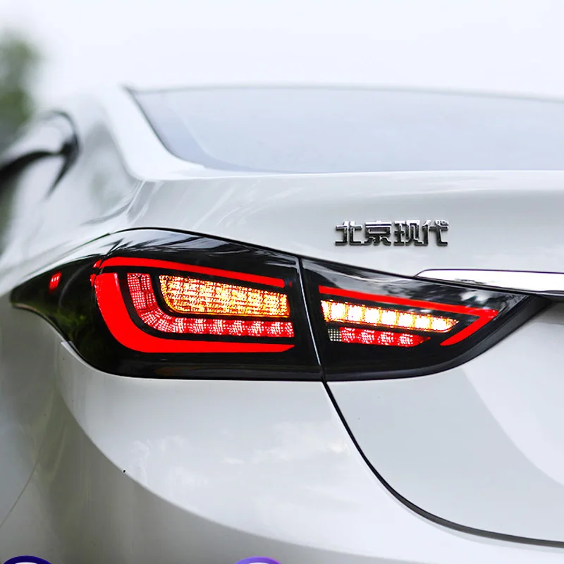 

LED Car Taillight Tail Lamp Brake Reversing Reverse Rear Fog Light For Hyundai Elantra 2011 2012 2013 - 2016 Dynamic Turn Signal