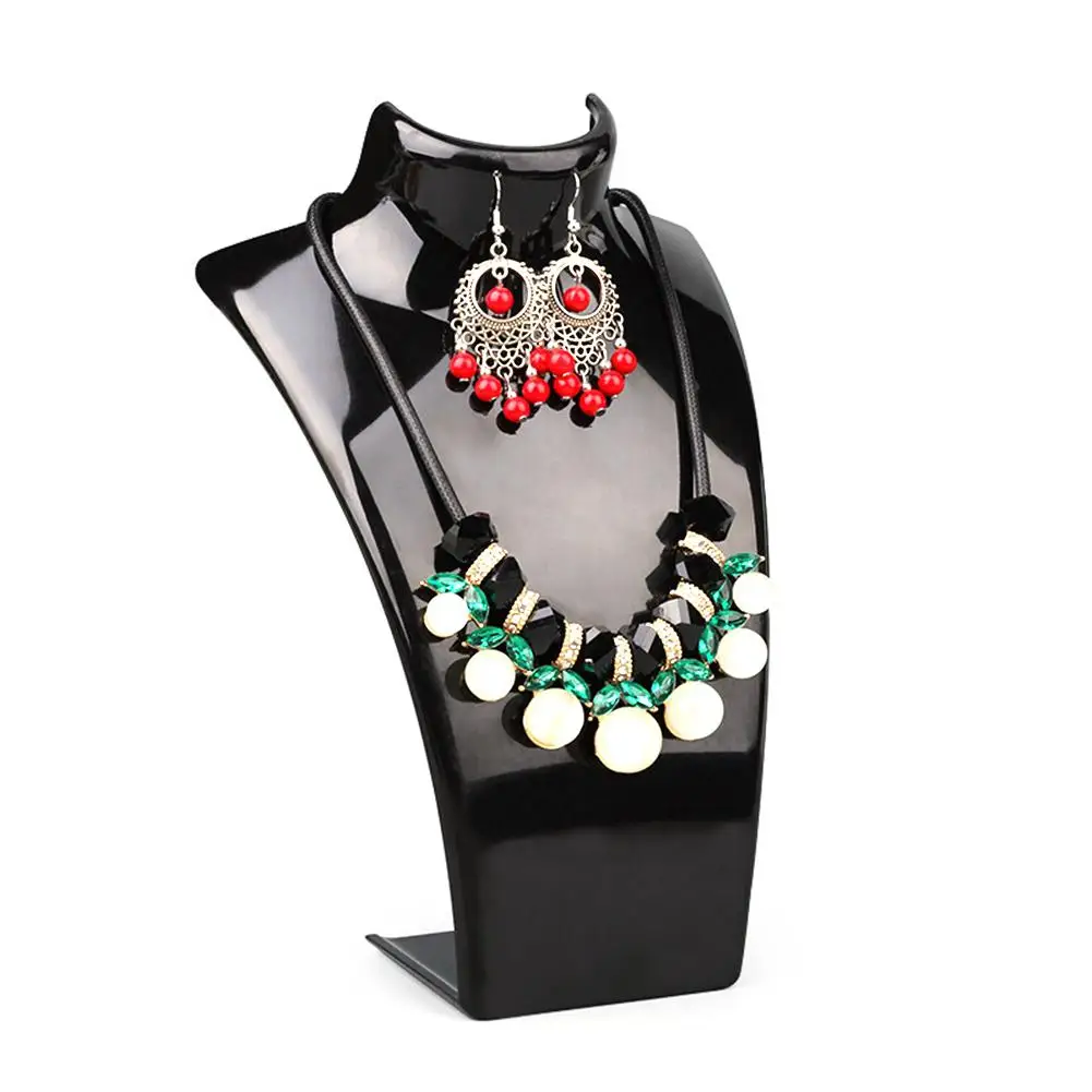 Акриловый манекен для ожерелья сережек витрина держатель ювелирных изделий