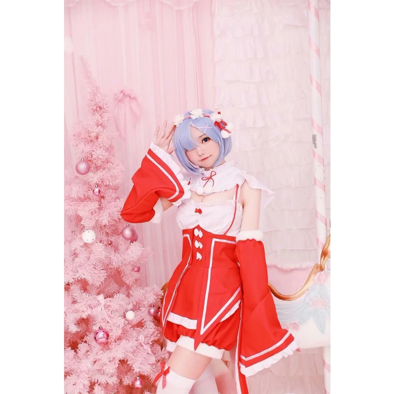 Женский костюм на Хэллоуин аниме Re:Life In A Different World From Zero косплей Рем и Рам