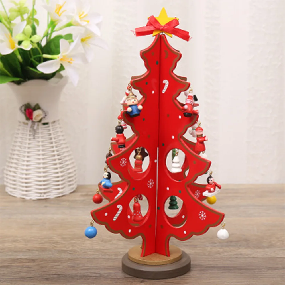 Рождественские деревянные декорации Рождественская елка производство