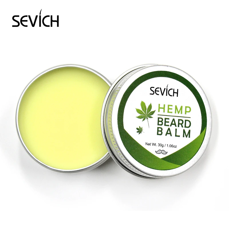 30g hemp wax Один комплект 2 шт. продукт для роста бороды натуральный бальзам для бороды гладкое масло для бороды Профессиональный для роста органический воск для усов Стайлинг - Цвет: 30g hemp wax