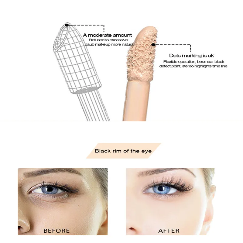 Водонепроницаемый маскирующий макияж крем питающий консилер масло Управление