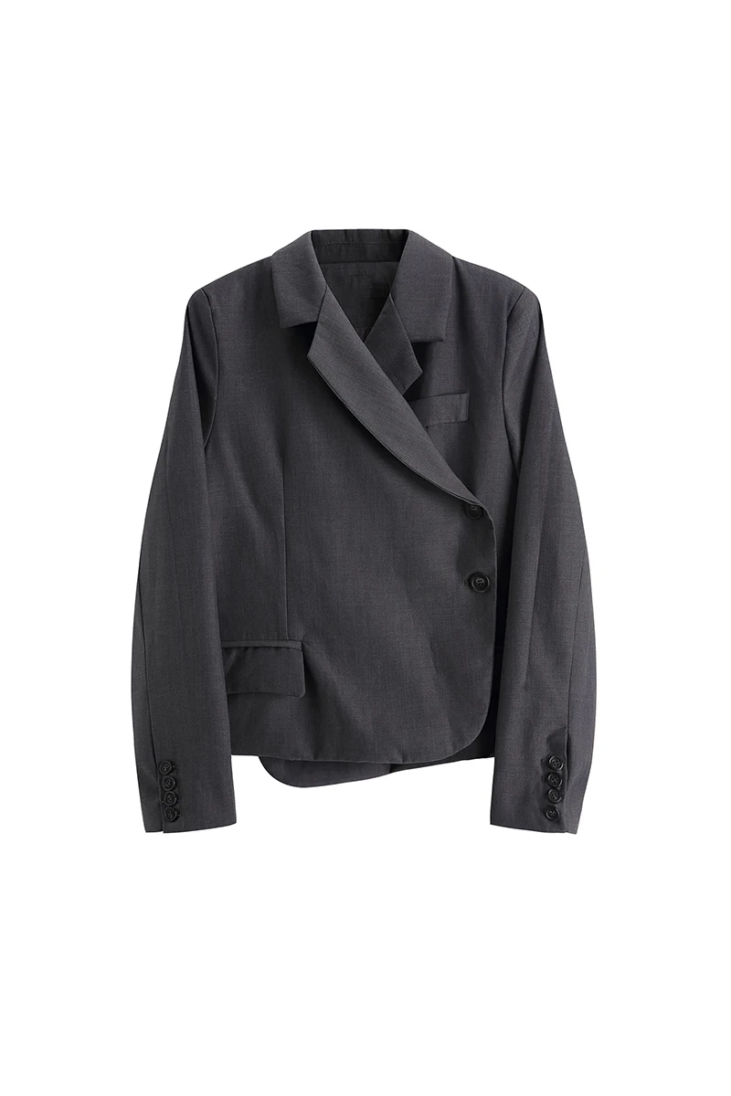 

Retro Temperament Korean-Style Loose Casual Blazer 2020 Autumn Black Women suits Fashion Business Suits Uniform