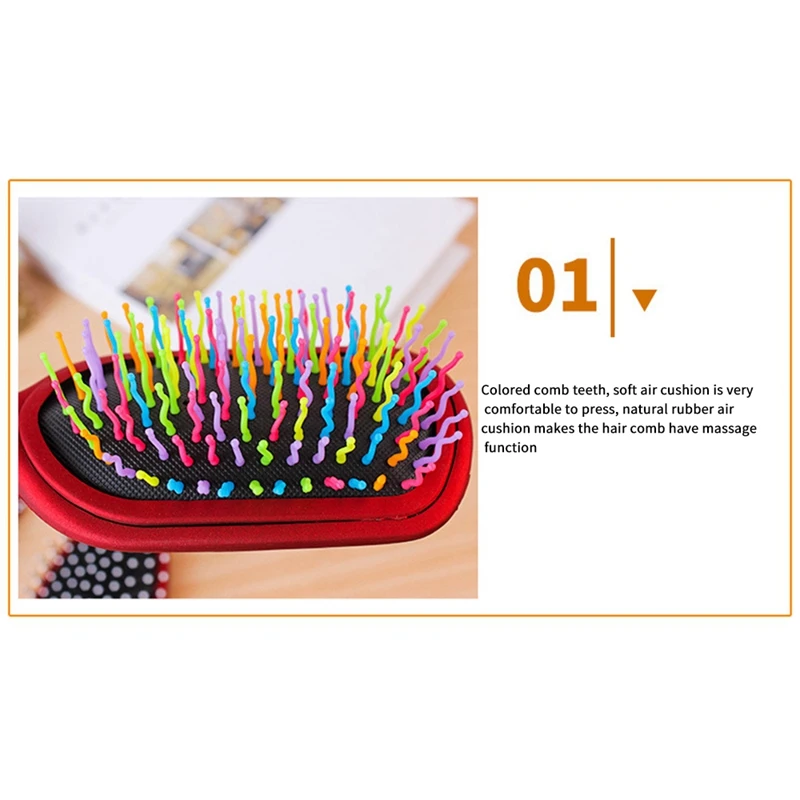 

4Pcs Hair Brushes for Women-Hair Comb Set for Great on Wet or Dry Hair & 7Pcs/Set Manicure Nail Clippers Pedicure Set