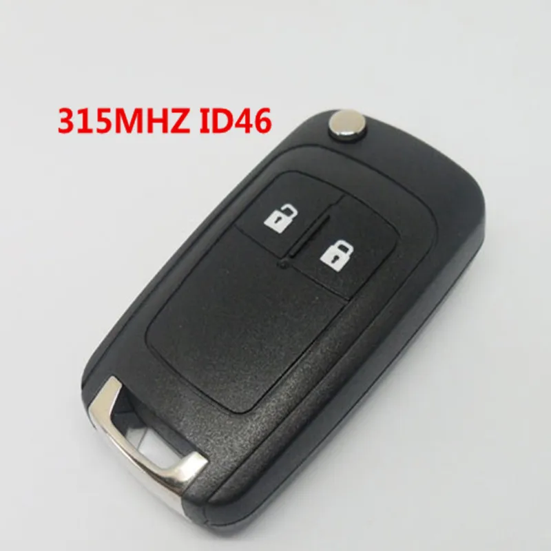 

Car Alarm Control Flip folding Smart remote key 2 Button For Buick Excelle XT Encore with ID46 CHIP 315MHZ