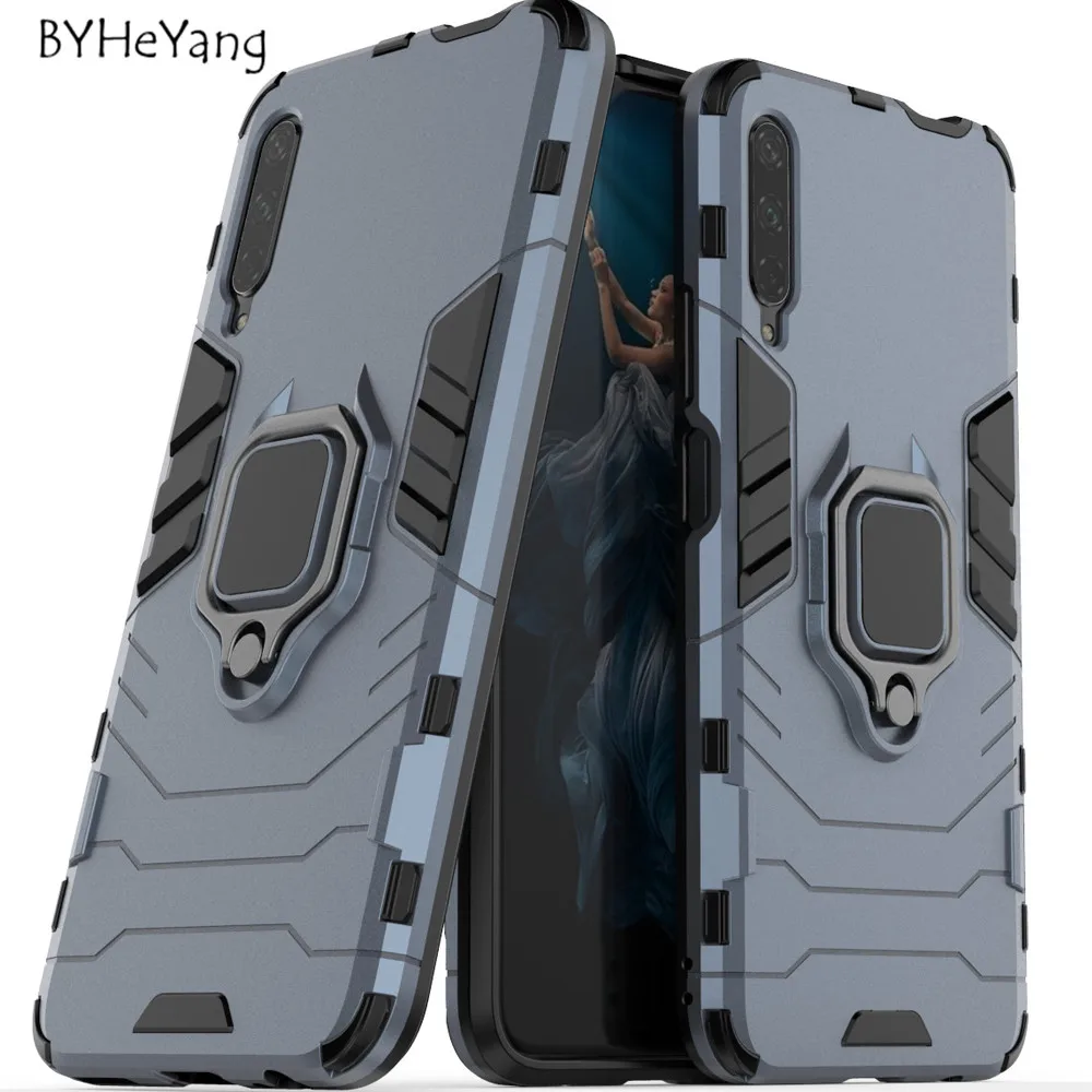 

For Huawei Honor 9X Case Honor 9X Stand Holder Metal Ring Magnetic Back Armor Cover for Huawei Honor 9X Pro Honor9x Pro Case