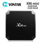 10 шт.лот VONTAR X96 Мини Android 7,1 TV BOX X96mini 2GB16GB Amlogic S905W Quad Core 2,4 ГГц Wi-Fi Media Player Декодер каналов кабельного телевидения компьютерной приставки к телевизору