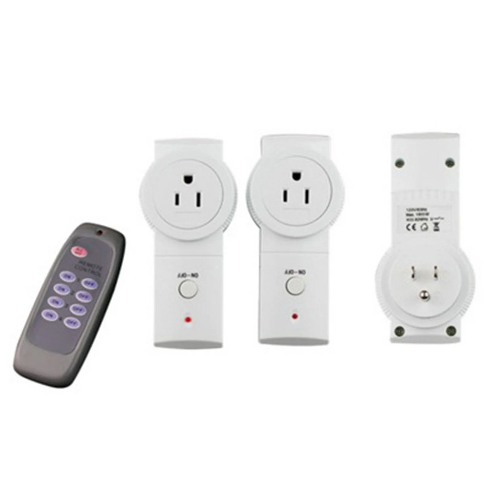 

Wireless Remote Control Smart Socket US French Plug Wall 433mhz Programmable Electrical Outlet Switch 120V LED