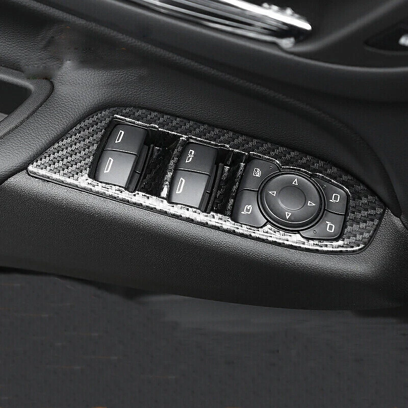 

ABS углеродное волокно для Chevrolet Equinox 2017 2018, аксессуары, дверь, окно, стекло, переключатель управления, панель управления, крышка, отделка, Стайлинг автомобиля