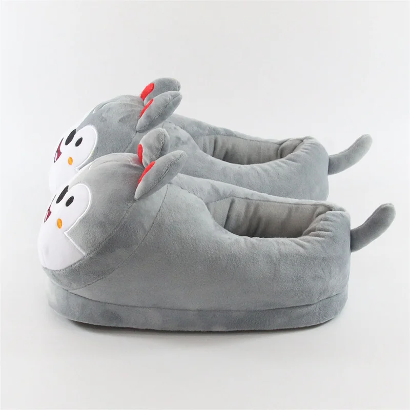 Zapatillas de felpa de dibujos animados para hombre y mujer, zapatos c&aacute;lidos Unisex de estilo KPOP, Stray Skzoo, Animal de peluche, Changbin, flirmin, Hyunjin, leesaber-3