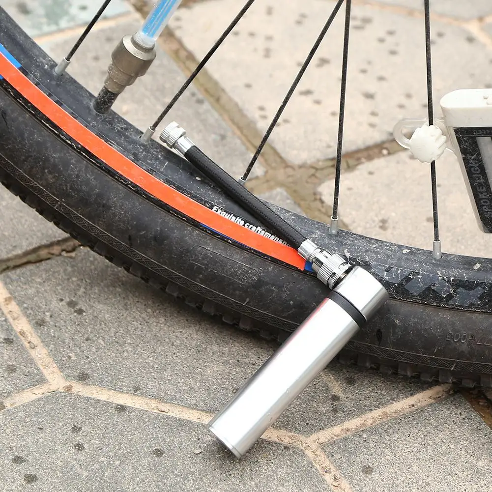 

Mini Bicycle Pump Portable Aluminum Alloy Cycling Hand Air Pump MTB Mountain Road Bike Tire Air Inflator Pump for Basketball
