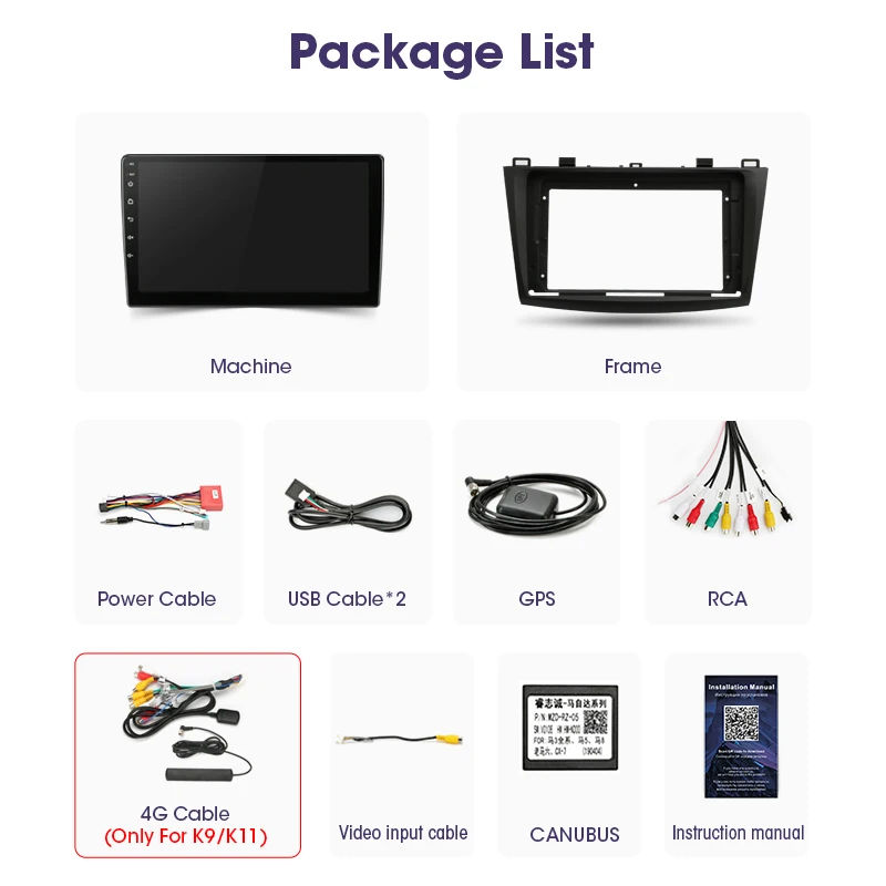 VTOPEK 2din 2+32GB Android 9.0 DSP Car Radio Multimidia Video Player Navigation GPS For Mazda 3 2009-2013 Mazda3 2 din Head Unit |