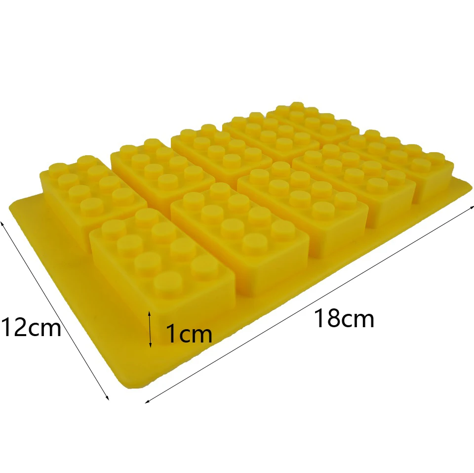 Lego строительные блоки формы модели конфеты и льда кубики лотки кирпичи выпечки