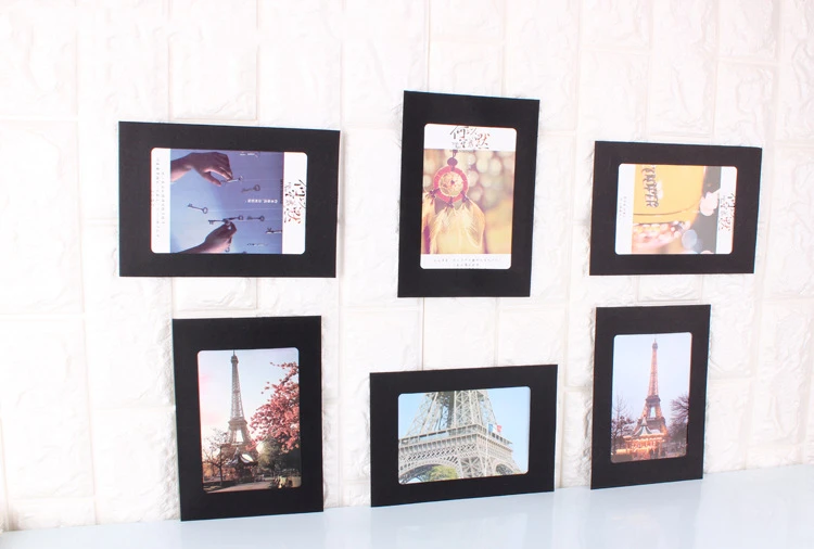 10 шт. 6 дюймов бумажная фоторамка для картины DIY подвесной держатель для фотографий альбом свадебное украшение для стен Выпускной реквизит для фото вечеринок