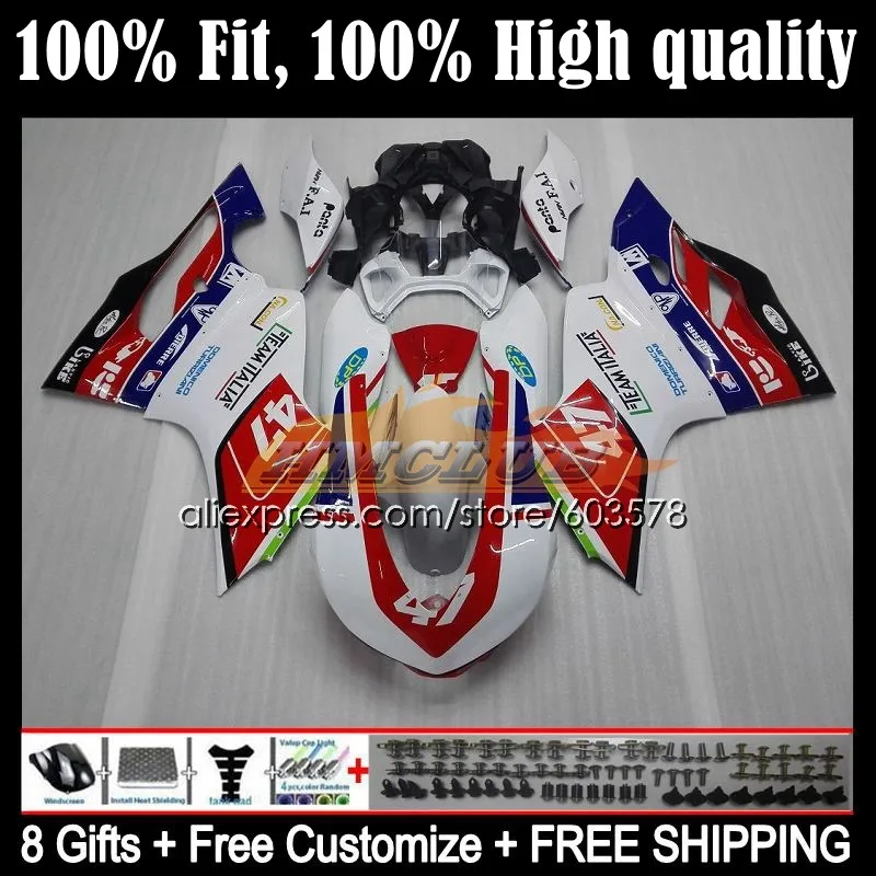 

Injection For DUCATI Panigale 899S 1199S 113CL.13 899 1199 S R 12 13 14 15 1199R 2012 2013 2014 2015 2016 Fairings white black
