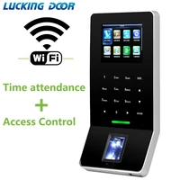 2 4 inch lcd biometric wifi fingerprint access control time attendance system tcpip rj45 fingerprint reader
