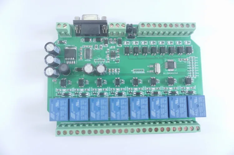 8-полосная промышленная плата управления Modbus Rtu 8di8do MCU программируемая реле 12В/24В |
