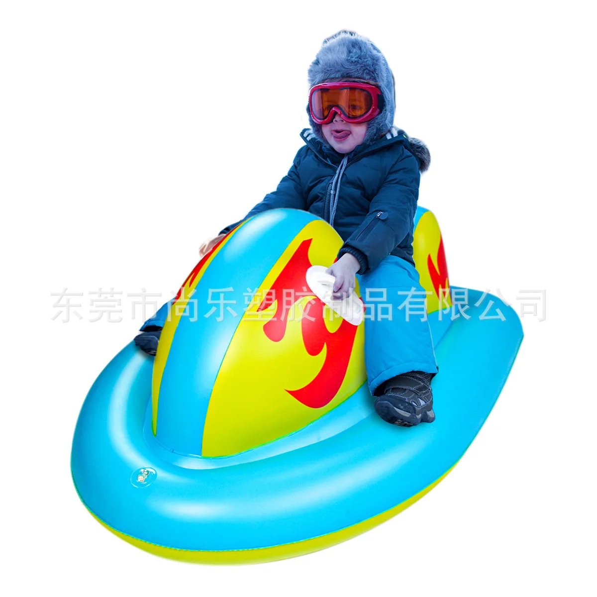 

Inflatable ski motorboat ski boat ski car winter ski children's toy