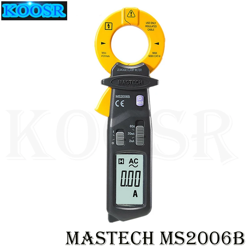 MASTECH цифровой токоизмерительный прибор переменного тока тестер MS2006B разрешение