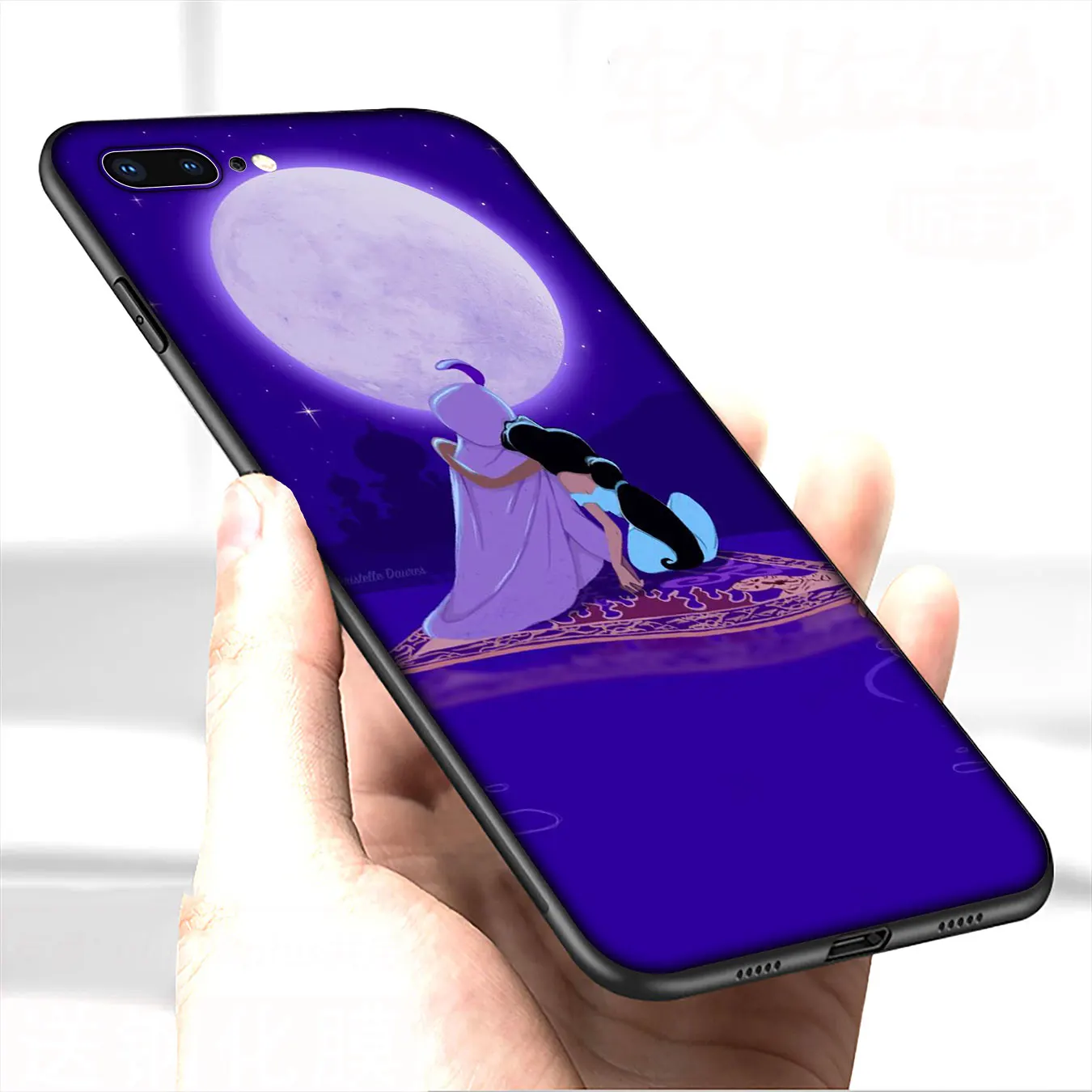 IYICAO Aladdin 2019 Anime Soft Silicone Phone Case for iPhone 12 Mini XR X XS 11 Pro Max 5 5S SE 6 6S 7 8 Plus Black TPU Cover | Мобильные