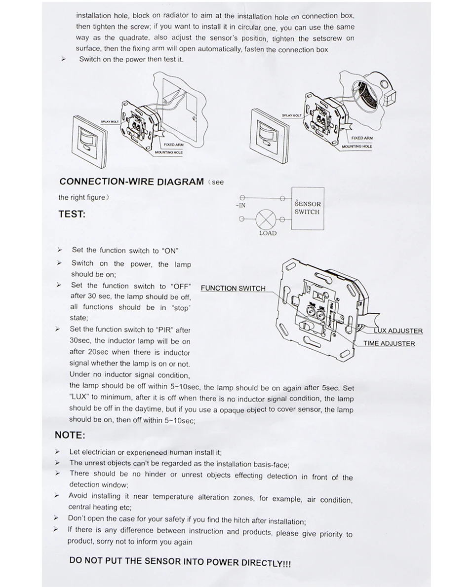 Smart движения PIR Сенсор переключатель переменного тока 110 V-240 V встроенное Инфракрасный Авто Управление вкл/выкл настенный выключатель человеческого тела индукционный детектор