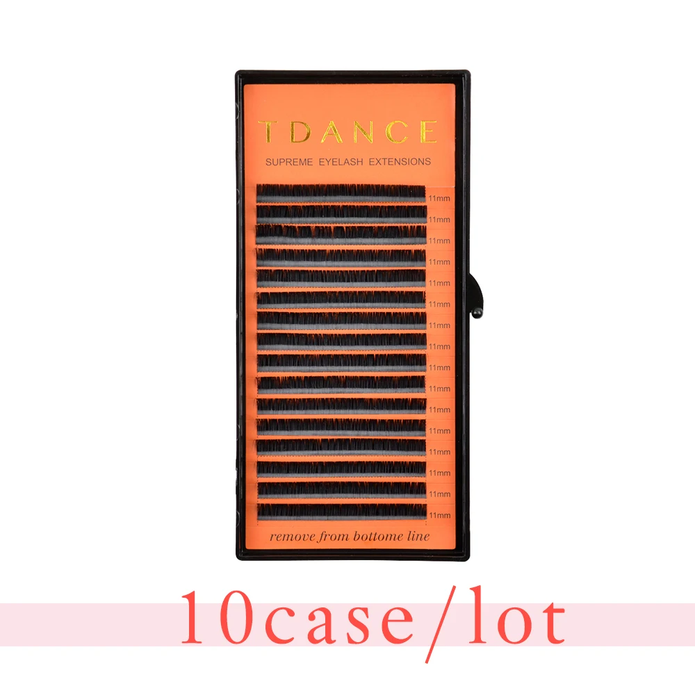 TDANCE 10 шт./лот Индивидуальные ресницы поставки для наращивания профессиональные