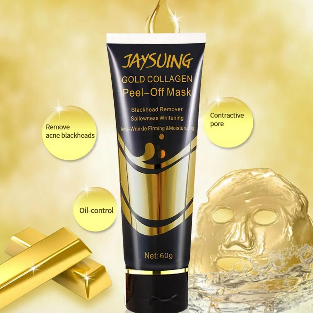 Hot Sell Gold Mask Collagen Face Anti Aging Whitening Wrinkle Lifting Smooth Tear Peel Off Masks Skin Care New |