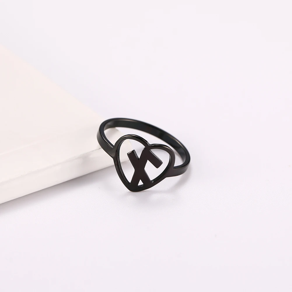 COOLTIME из нержавеющей стали руны кольца с буквами простые мужчины и женщины амулет