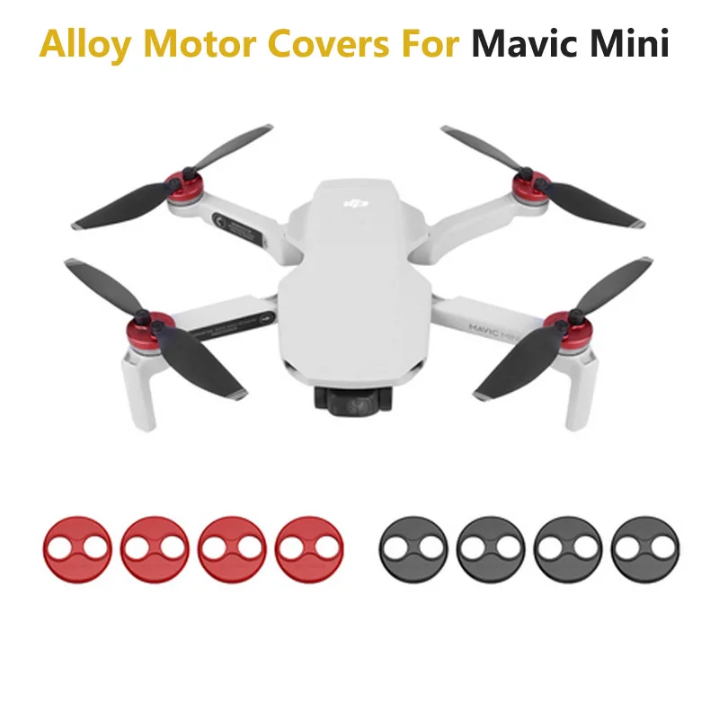 4 шт./компл. чехлы для двигателя DJI MINI SE из алюминиевого сплава пылезащитная