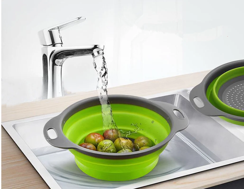 1 чехол из поликарбоната и силикона складной сливная корзина 3 цвета Творческий