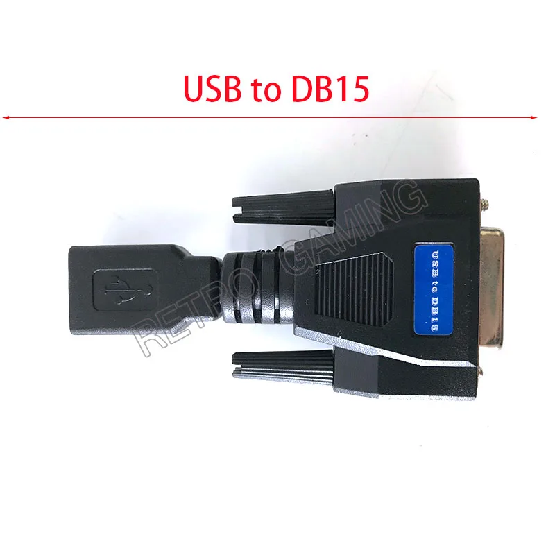 

Новинка 2021, коннектор USB к DB15, игровой контейнер, игра с PS3 BOX360 BOXONE PS4 8BITDO 15P joypad