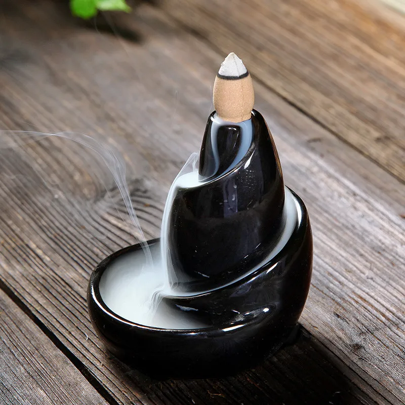 Керамический камень подвесная курильница горелка для благовоний гора река