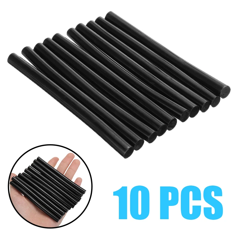 

10pcs 7x100mm Black Car Dent Repair Glue Sticks For Electric Glue Gun Craft Album Alloy Paintless Removal Hand Tool