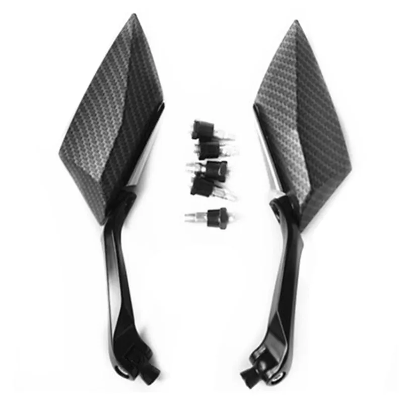 

2pcs Carbon Rearview Mirrors Motorcycle Street bikes For Yamaha Honda Suzuki Kawasaki Dual Sport bike Chopper