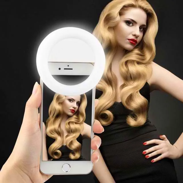 

Selfie LED Ring Fill Light RK 12 Portable Mobile Phone 36 LEDS Selfie Lamp 3 levels Lighting Luminou Fast delivery