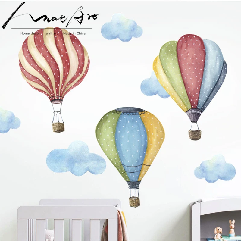 

poster Watercolor sticker room decoration home decor wall stickers for kids room Kindergarten decoration baby room wall decor