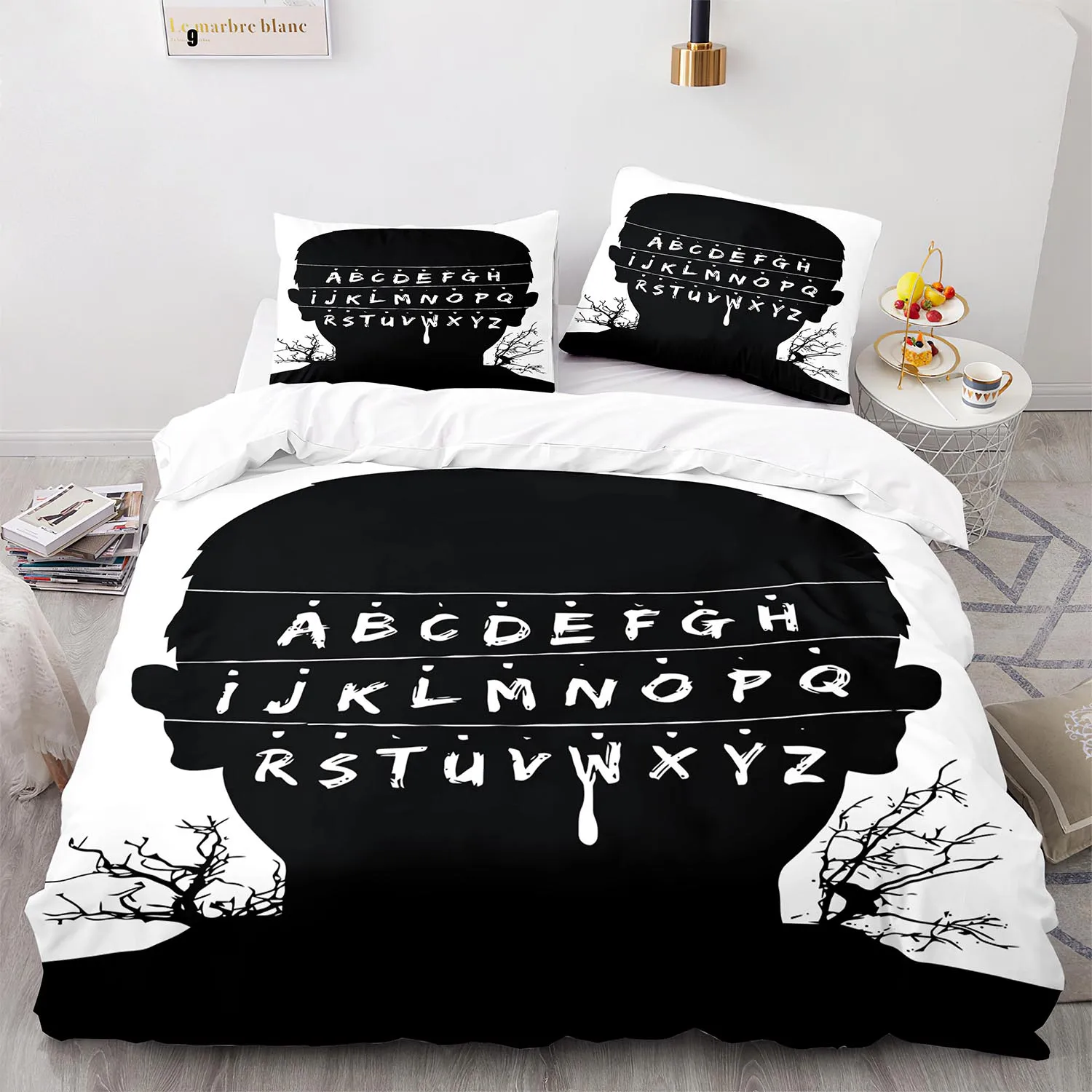 

Комплект постельного белья «очень странные дела», односпальный, двойной, полноразмерный, Королевский, комплект для кровати «очень странные...