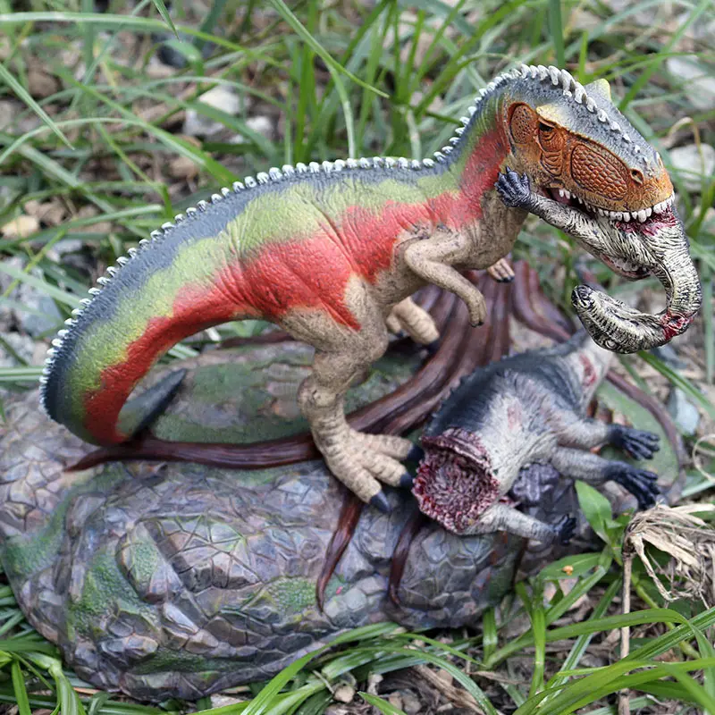 Oenux динозавр Юрского периода платформа Моделирование T-Rex Dinosaurio мир модель фигурки DIY база Коллекция украшения детские игрушки
