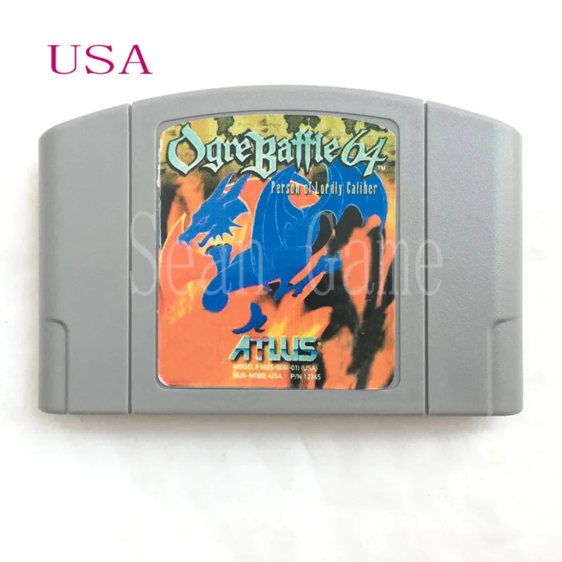 Качественный картридж для игровой консоли Ogre на 64 бита NTSC США | Электроника