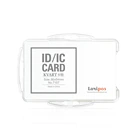 1 шт. 86*54 мм прозрачная акриловая визитница для удостоверения личности значок для офиса школы со шнурком