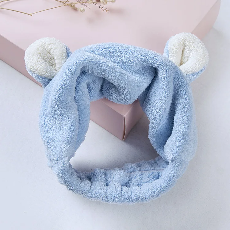 Женская резинка для волос из кораллового флиса с кошачьими ушками Красивая