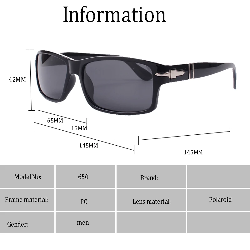 

reggaeon Brand Polarized Driving Men Sunglasses Square Mission Impossible 4 Tom Cruise Style Sun Glasses UV400 Oculos De Sol